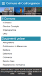 Mobile Screenshot of comunecodrongianos.it